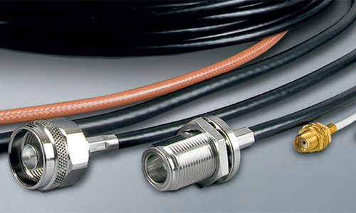 Coaxial cables and connectors