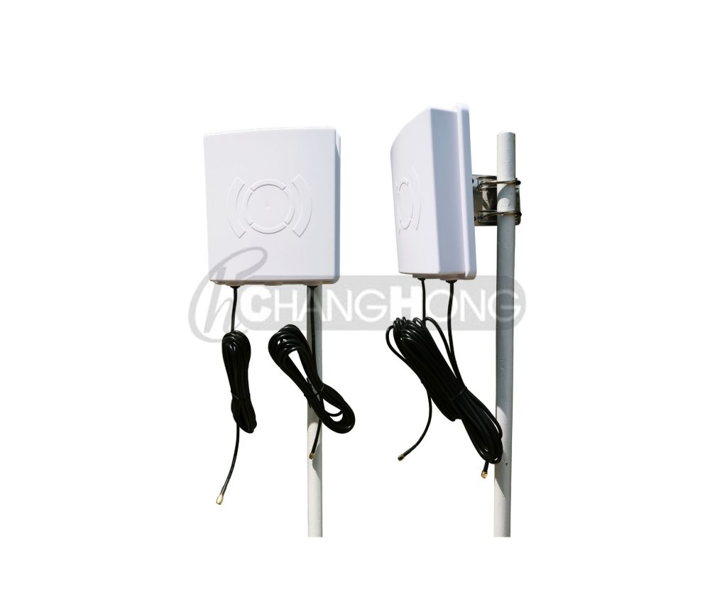 700-960MHz 5dBi/1700-2700MHz 9dBi PANEL MIMO ANTENNA x2+RG58(40CM)+N JACK x2